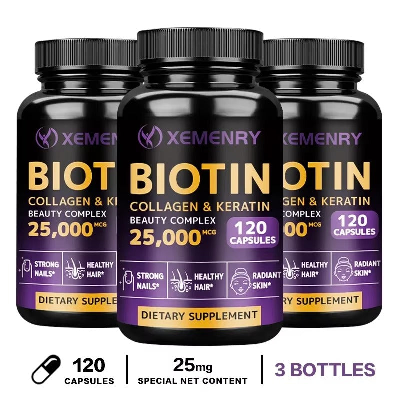 Biotin - Nail, Hair and Skin Health Support, Skin Texture Improvement, Anti-Agingsupplements