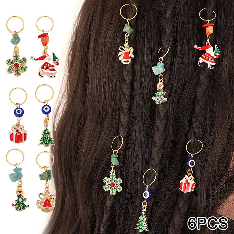 Dreadlock Hair Rings Adjustable Cuffs Clip Hair Braids Dirty Braids Bead Hairpin Hair Accessories Headwear for Women Girls