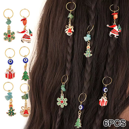Dreadlock Hair Rings Adjustable Cuffs Clip Hair Braids Dirty Braids Bead Hairpin Hair Accessories Headwear for Women Girls