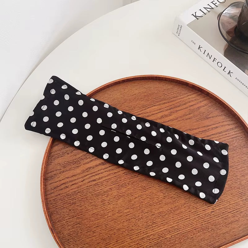 1/4Pcs Solid Color Polka Dot Twist Hair Clip for Women Elegant Hairband Lazy Fashion Hair Curler Hair Accessories