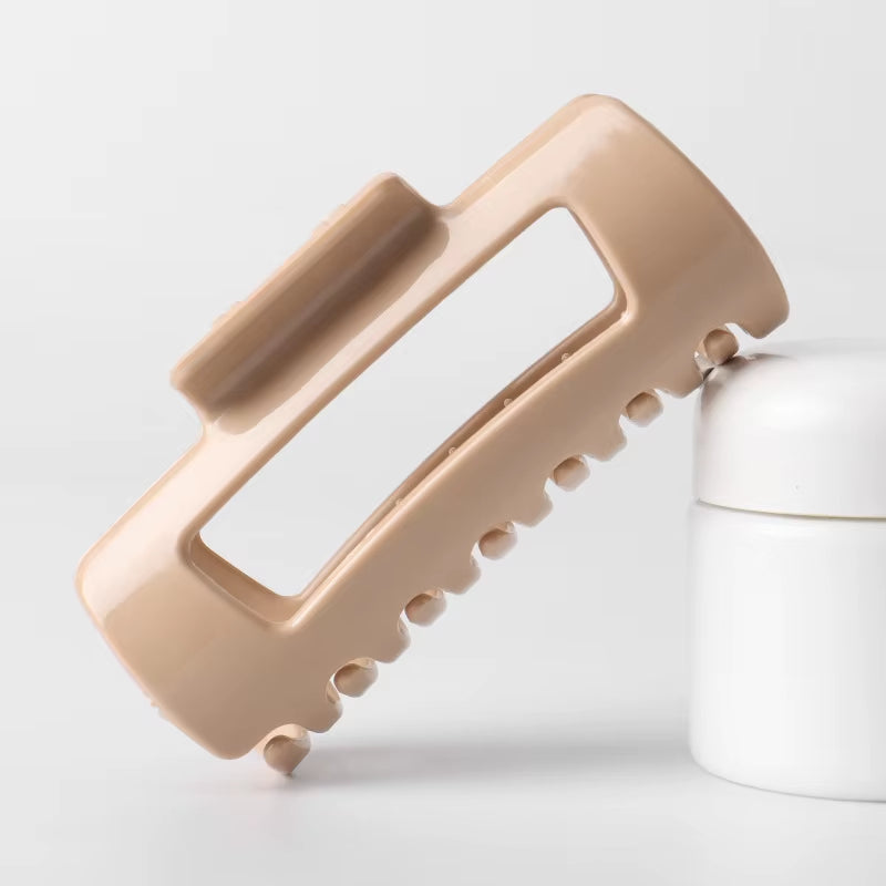 Silicone Flexible Hair Claw Clips, Nonslip Large Bendable Claw Clip | Soft Hair Grip Hairclips for Thin and Thick