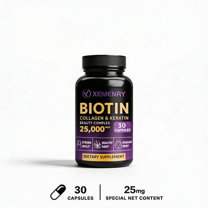 Biotin - Nail, Hair and Skin Health Support, Skin Texture Improvement, Anti-Agingsupplements