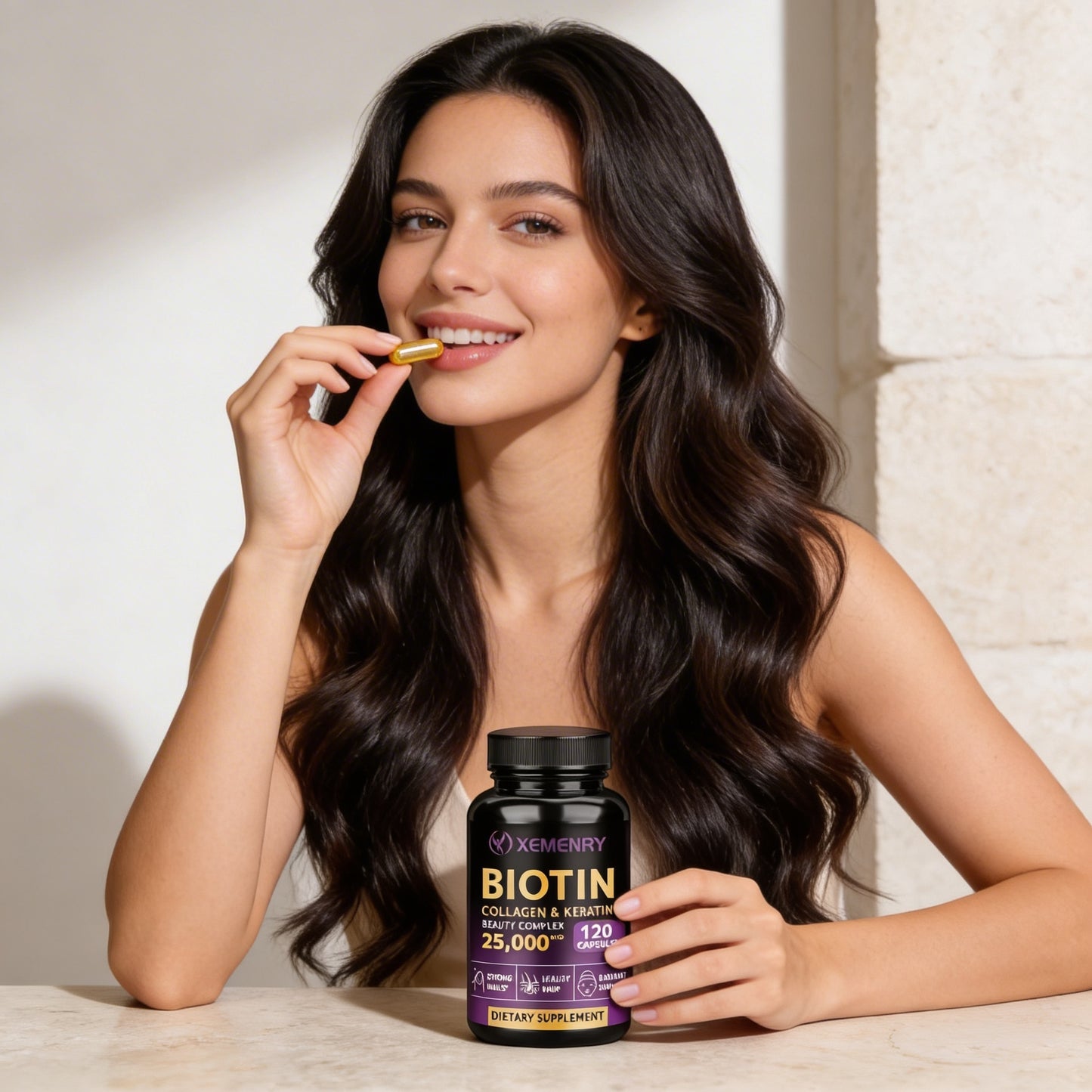Biotin - Nail, Hair and Skin Health Support, Skin Texture Improvement, Anti-Agingsupplements