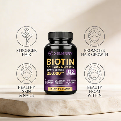 Biotin - Nail, Hair and Skin Health Support, Skin Texture Improvement, Anti-Agingsupplements