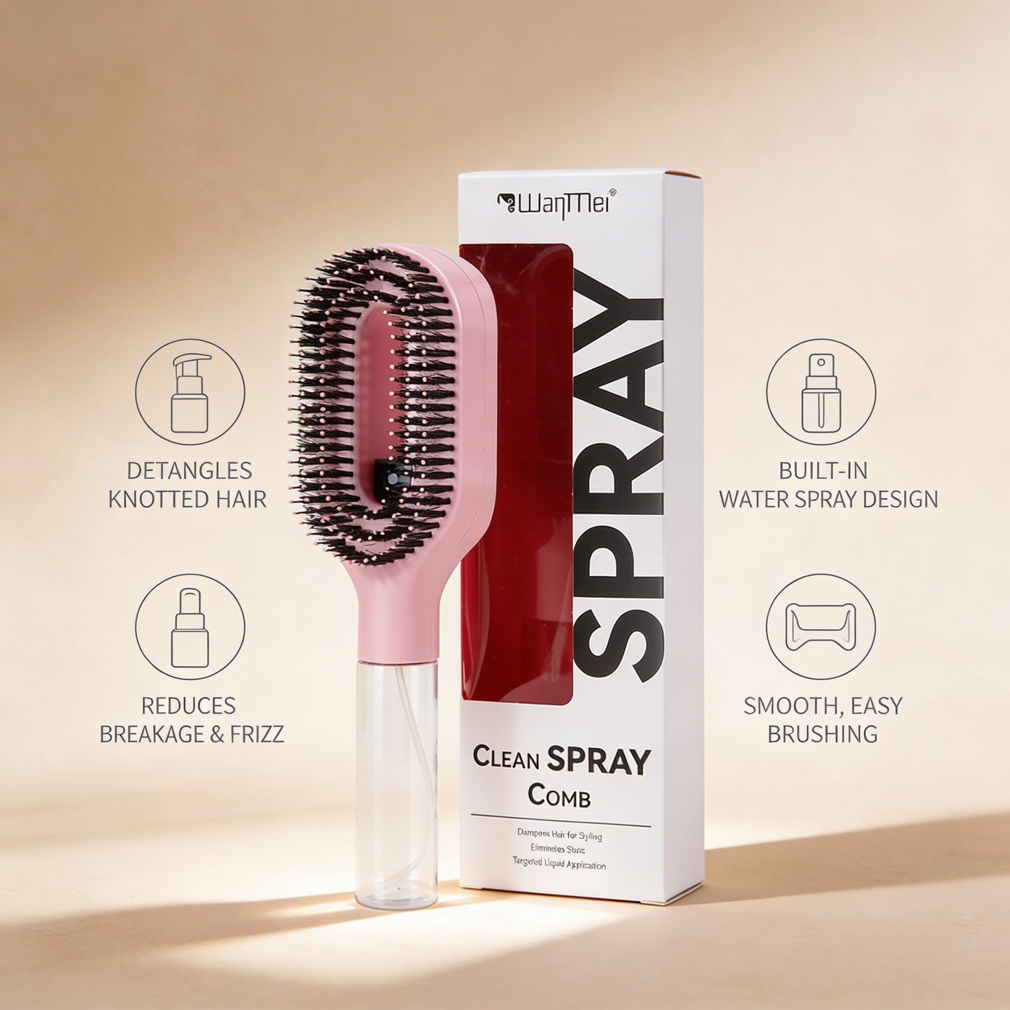 MisBrush™ Premium Detangling Hair Brush
