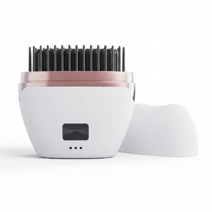 New Multifunctional Electric Heating Hair Straightener Brush Portable Rechargeable Cordless Straightening Comb Hairdressing Tool